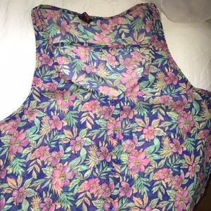 Flowy flower blouse
